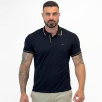 Camisa Polo Sallo Manga Curta com Botão Masculina Camisa Polo Sallo Manga Curta com Botão Masculina
