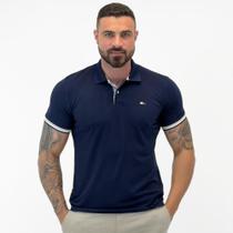 Camisa Polo Sallo Manga Curta Slim com Botão Masculina Camisa Polo Sallo Manga Curta Slim com Botão Masculina