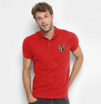 Camisa Polo São Paulo Exclusiva 100% Bordada - Apk