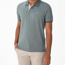 Camisa Polo Slim Manga Curta Masculina Ogochi 007484025 Verde Camisa Polo Slim Manga Curta Masculina Ogochi 007484025 Verde