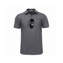 Camisa polo tática de manga curta Quick Dry para homens
