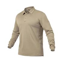 Camisa Polo Tática Masculina Leve De Manga Longa, Casual Para Atividades Ao Ar Livre, Camisa De Camisa Polo Tática Masculina Leve De Manga Longa, Casual Para Atividades Ao Ar Livre, Camisa De
