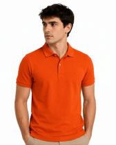 Camisa Pólo Terracota Piquet Premium 100% Algodão Masculina Camisa Pólo Terracota Piquet Premium 100% Algodão Masculina