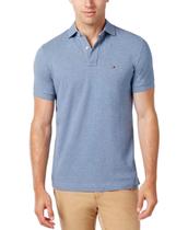 Camisa polo Tommy Hilfiger Big and Tall para homens Chambray 5XL