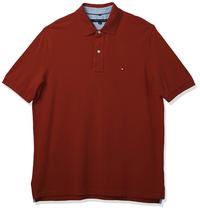 Camisa polo Tommy Hilfiger Big and Tall para homens Regal Red