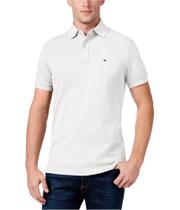 Camisa Polo Tommy Hilfiger Big & Tall Branca - Clássica para Homens