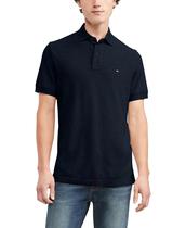 Camisa polo Tommy Hilfiger Classic Fit para homens azul marinho M