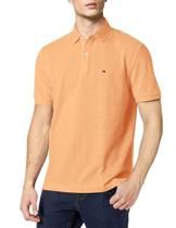 Camisa polo Tommy Hilfiger de manga curta clássica para homens