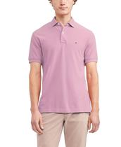 Camisa polo Tommy Hilfiger de manga curta com ajuste regular - rosa