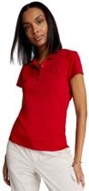 Camisa Polo Tommy Hilfiger Feminina - Manga Curta e Justa