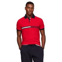 Camisa Polo Tommy Hilfiger Flag Pride Masculina - Ajuste Personalizado