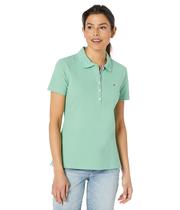 Camisa Polo Tommy Hilfiger Manga Curta - Cor Crème De Menthe