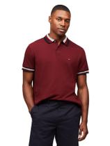 Camisa Polo Tommy Hilfiger Masculina com Gola Bicolor