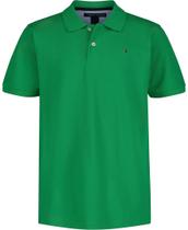 Camisa polo Tommy Hilfiger masculina de manga curta verde Ivy 18-20