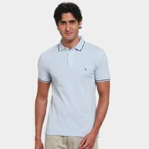 Camisa Polo Tommy Hilfiger Tipped Slim Fit Masculina Camisa Polo Tommy Hilfiger Tipped Slim Fit Masculina