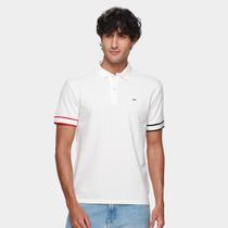 Camisa Polo Tommy Jeans Flag Cuff Masculina