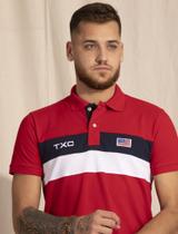 Camisa Polo TXC vermelha masculina