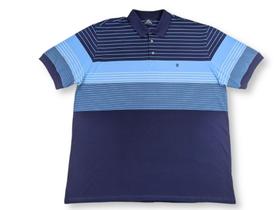 Camisa Polon Plus Size Masculina c/listras 2732 Manga curta c/botões diferenciados Camisa Polon Plus Size Masculina c/listras 2732 Manga curta c/botões diferenciados