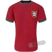 Camisa Portugal 1960 - Modelo I - Liga Retrô