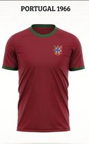 Camisa Portugal 1986 Retro Copa Mundial Licenciado Oficial Torcedor lendária Eusébio Futebol Time Cor:VermelhoTamanho:G