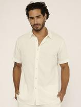 Camisa Praiana Masculina Off White