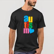 Camisa Preta Autismo transtorno do espectro autista TEA Transtorno