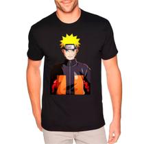 Camisa Preta Desenho Naruto Anime Masculina 02