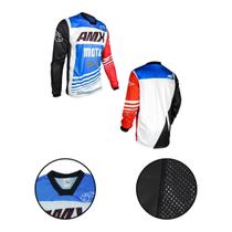 Camisa Prime Amx Ventilada Moto Trilha Motocross