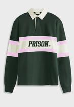 Camisa Prison Polo Manga Longa Green