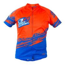 Camisa Pro Tork Bike Line 1 Hi-vis Laranja - Azul Tam G Camisa Pro Tork Bike Line 1 Hi-vis Laranja - Azul Tam G