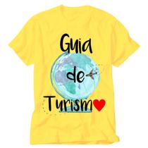 Camisa profissão guia de turismo blusa cuidado com todos