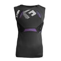 Camisa protetora de bicicleta G-Form MX Spike Chest & Back preta