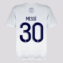 Camisa PSG Balle 30 Messi Infantil Branca - Braziline
