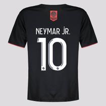 Camisa PSG Gagner 10 Neymar Jr Infantil Preta