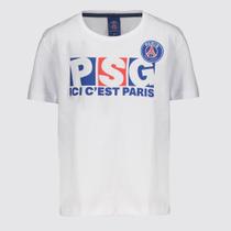 Camisa PSG Jeu Infantil Branca Camisa PSG Jeu Infantil Branca