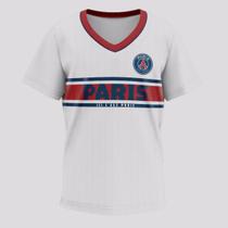 Camisa PSG Wit Infantil Branca Camisa PSG Wit Infantil Branca