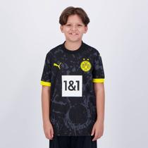 Camisa Puma Borussia Dortmund Away 23/24 Juvenil