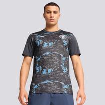 Camisa Puma Manchester City Pré-Jogo 2025 Cinza