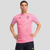 Camisa Puma Manchester City Pré-Jogo 2025 Rosa