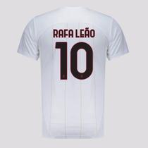 Camisa Puma Milan Pré-Jogo 2025 Branca 10 Rafa Leã Camisa Puma Milan Pré-Jogo 2025 Branca 10 Rafa Leã