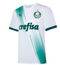 Camisa Puma Palmeiras Estadio Away Jersey Masculino - Branco e Verde