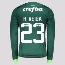 Camisa Puma Palmeiras I 2023 Manga Longa 23 R. Veiga