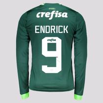 Camisa Puma Palmeiras I 2023 Manga Longa 9 Endrick