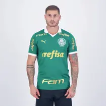 Camisa Puma Palmeiras I 2024 Patch Libertadores