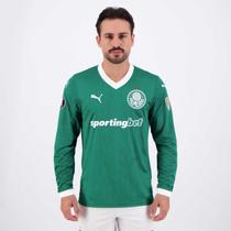 Camisa Puma Palmeiras I 2025 Manga Longa Libertadores
