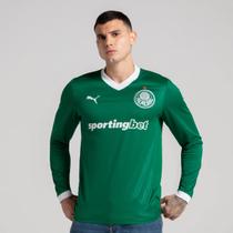 Camisa Puma Palmeiras I 2025 Manga Longa