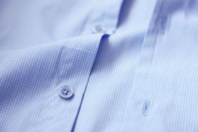 Camisa quadriculada azul claro Camisa quadriculada azul claro