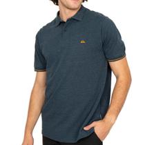 Camisa Quiksilver Polo Light Line SM26 Marinho Mescla Camisa Quiksilver Polo Light Line SM26 Marinho Mescla