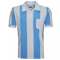 Camisa Racing 1967 Liga Retrô Branco e Azul GGG Camisa Racing 1967 Liga Retrô Branco e Azul GGG