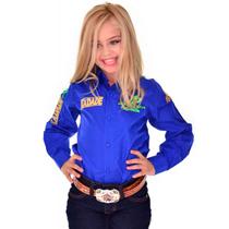 Camisa Radade Bordada Infantil Country Competição Pra Rodeio